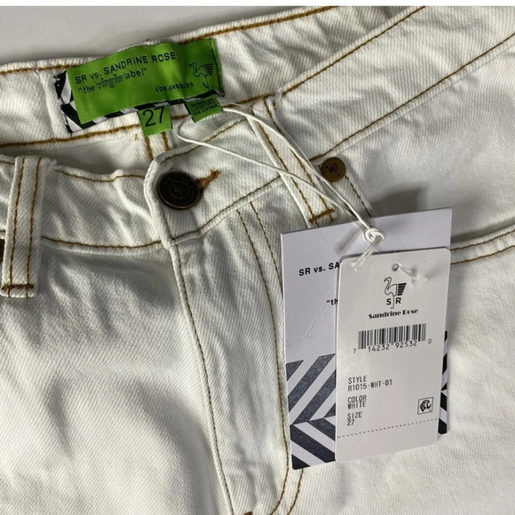 Sandrine Rose X Free People White straight Leg Jeans - Picture 4 of 4